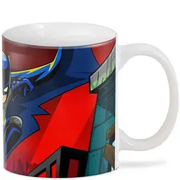 Кухоль GeekLand Бетмен Batman Cartoon Art BM.02.011.752 330 мл білий - мініатюра 2