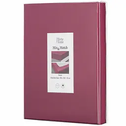 Простирадло на резинці Ardesto Mix & Match сатин 180x200+30 см бордове (ART1820FSR) - мініатюра 7