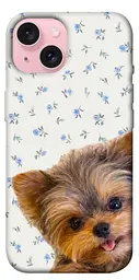 TPU чохол Demsky Cute Yorkie для Apple iPhone 15 (6.1")
