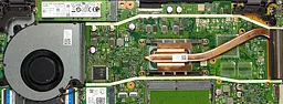 Вентилятор Asus кулер для моделей ноутбука X1500EA, X1500EP, D515, F515, M415, M515, R515, S415, S515, X415, X515 (13NB0SQ0T04011) Asus, 5V, 4pin - мініатюра 2