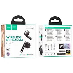 Навушники Hoco Snowflake true wireless BT headset EQ7 BT5.3, 40/300mAh, 7h - мініатюра 3