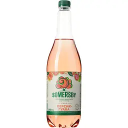 Сидр Somersby Персик-Гуава 4.7% ПЕТ 0.95 л - мініатюра 4