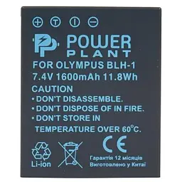 Акумулятор до фото/відео PowerPlant Olympus BLH-1 1600mAh (CB970148) - мініатюра 3