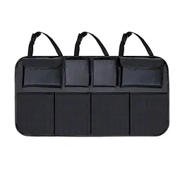 Органайзер для багажника автомобіля, 4 кишені + 4 сітки, Voltronic YTR 870x450 Black - мініатюра 1