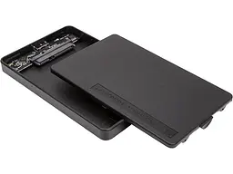 Кишеня для накопичувача PowerPlant HDD 2.5 SATA to USB 3.0 Black (HC380213) - мініатюра 4