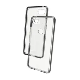 Протиударний прозорий чохол GEAR4 Piccadilly D3O з антимікробним покриттям для Google Pixel 3 (5.5") Black + Transparent - мініатюра 4