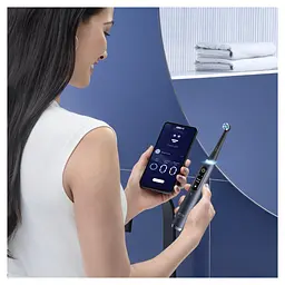 Електрична зубна щітка Oral-B iO Series 9N IOM9.1B2.2AD, 3758 Black Onyx - мініатюра 9
