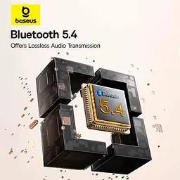 Накладні навушники Baseus Bowie H1s, Noise-Cancellation Wireless Headphones, BT5.4, ANC, 800mAh, 60h, 120h, black - мініатюра 9