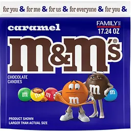 Драже M&M's Caramel Milk Chocolate Candy 488.8г