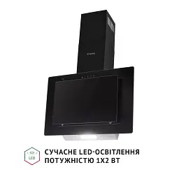 Витяжка декоративна похила Perfelli DN 6142 BL LED - мініатюра 4