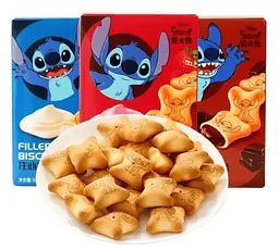 Печиво Disney Stitch Filled Biscuit Chocolat Flavor 50г - мініатюра 3