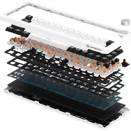 Клавіатура GamePro Asgard Valhalla MK210W Pro White [142212] - мініатюра 4