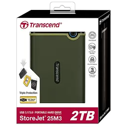 Зовнішній жорсткий диск 2.5" 2TB Transcend (TS2TSJ25M3G) - мініатюра 5
