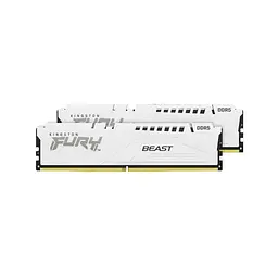 Модуль пам'яті для комп'ютера DDR5 32GB (2x16GB) 6000 MHz Beast White Kingston Fury (ex.HyperX) (KF560C36BWE2K2-32) - мініатюра 2