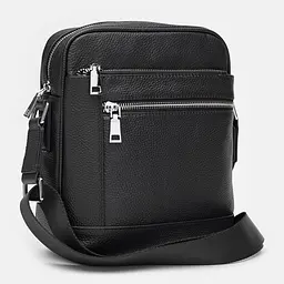 Чоловіча шкіряна сумка Ricco Grande K16399-black - мініатюра 2