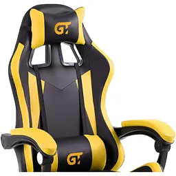 Геймерське крісло GT Racer X-2323 Black/Yellow [122608] - мініатюра 7
