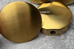 Комплект накладок для напівавтоматичного сифона ванни Koer BD-04-12 1 1/2″ Матове золото KR5445 - мініатюра 7