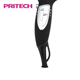 Фен для волосся Pritech LD-6071 багатофункціональний з насадками 2000 Вт сірий (LD-6071) - мініатюра 4