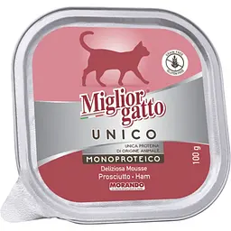 Вологий корм для котів Morando Migliorgatto Unico Delicious прошуто 100 г