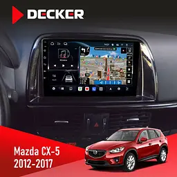 Штатна магнітола Mazda CX-5 2012-2017 Decker D9-011 4x64, DSP, 4G, 360 Decker (НФ-00005980)