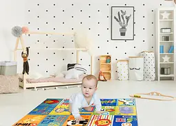 Килимок антиковзаючий Fisher-Price Граємо та навчаємось, 160х100 см (FP-PC002) - мініатюра 3