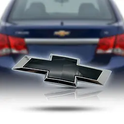 Емблема багажника Chevrolet Cruze (2009-2014) 170х55 мм Чорний Хром (скотч напрямні) - мініатюра 2