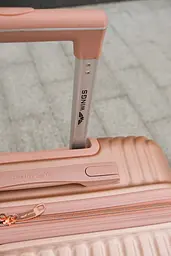 Валіза Wings WN01 мала 38л рожеве золото (WN01-S-RoseGold-ABS) - мініатюра 10