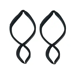 Фіксатори для руки та стегна Punishment – Thigh to Wrist Restraints – Black - мініатюра 1