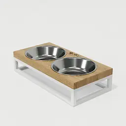 Hollky Base XS — миски на підставці для маленьких собак та котів (2 × 0,25 л) - мініатюра 4