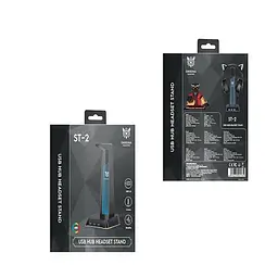 Тримач навушників Onikuma RGB Gaming ST-2 3USB, AUX - мініатюра 3