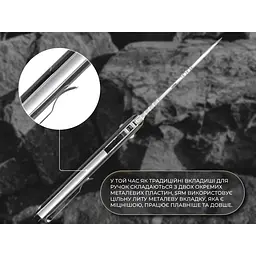 Ніж складаний туристичний SRM Mirage 239X-GB (9.2 см) 14C28N / G10 чорний - мініатюра 23