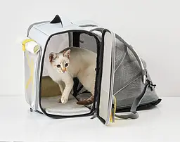 Рюкзак-переноска Petkit Breezy xZone Pet Carrier Grey (P7703) - мініатюра 6