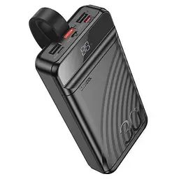 Універсальна зарядна батарея Hoco J123B 30000mAh Element PD20W+QC3.0(22.5W) Чорний