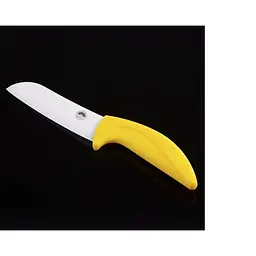 Ніж-сантоку керамічний 12.5 см Yellow (NC13KN) - мініатюра 2