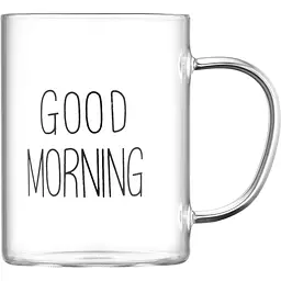 Набір чашок Ardesto Good Morning, 420 мл, прозорий (AR2642GM) - мініатюра 2