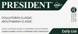 Ополіскувач для порожнини рота President Classic 200 мл - мініатюра 2