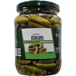 Пікулі Домашні продукти Огірки мариновані 680 г