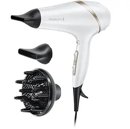 Фен HydraLuxe, 2300Вт, 3 режими, дифузор, іоніз-я, хол. обдув, білий Remington teh0017561 - мініатюра 4