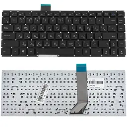 Клавіатура для ноутбука ASUS (S400, S451, X402) rus, black, без фрейма - мініатюра 2