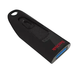 Флеш-накопичувач SanDisk USB 3.0 Ultra 128Gb (130Mb/s) Black (SDCZ48-128G-U46) - мініатюра 4