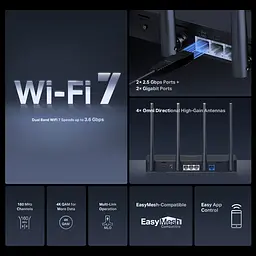 Бездротовий маршрутизатор Mercusys MR27BE - мініатюра 3