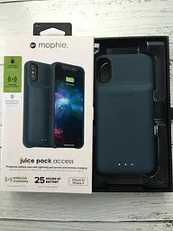 Чохол-акумулятор із бездротовою зарядкою Mophie Juice Pack Access Power Bank 2000 mAh для iPhone X/XS Stone - мініатюра 5