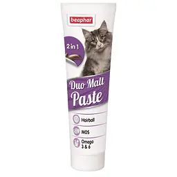 Паста для виведення шерсті у котів Duo Malt Paste Beaphar 100 г