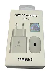 Мережевий зарядний пристрій Samsung TA800 25W High c0py Білий - мініатюра 3