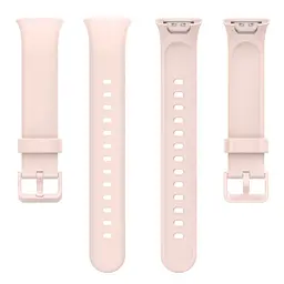 Силіконовий ремінець Tamister для Xiaomi Mi Smart Band 7 Pro Pale pink - мініатюра 5