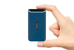 Зовнішній накопичувач SSD Transcend ESD370C 1 TB USB 3.1 синій - мініатюра 3