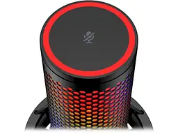 Мікрофон для ПК/для стрімінгу, подкастів HyperX QuadCast 2 S Black RGB (9A273AA) - мініатюра 5