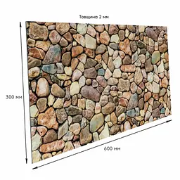 Самоклеюча стінова PET плитка Sticker Wall 600х300х2мм SW-00002331 - мініатюра 3