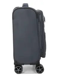 Валіза міні XS тканинна з розширенням Snowball 21504 48×35×21см 26+5л Сірий - мініатюра 6