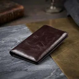 Гаманець чоловічий вертикальний на двох кнопках SHVIGEL 16193 коричневий - мініатюра 4